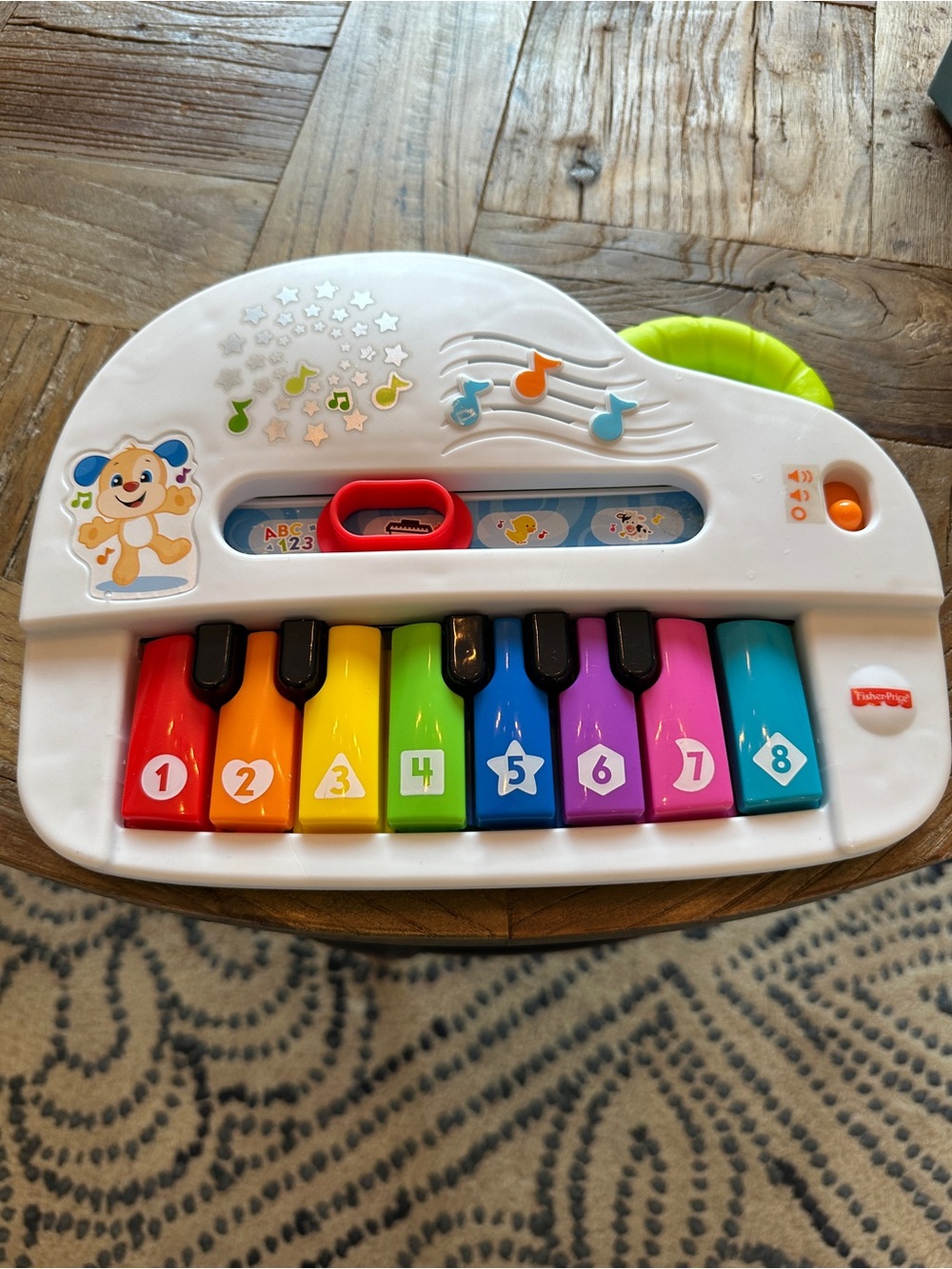 Fisher Price Laugh And Learn Silly Sounds Light Up Piano Toy Keyboard WORKS